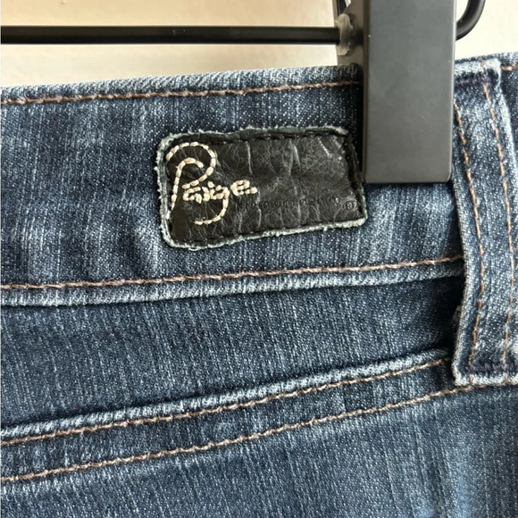 Paige Skyline Midrise Skinny Jeans. - Picture 4 of 4